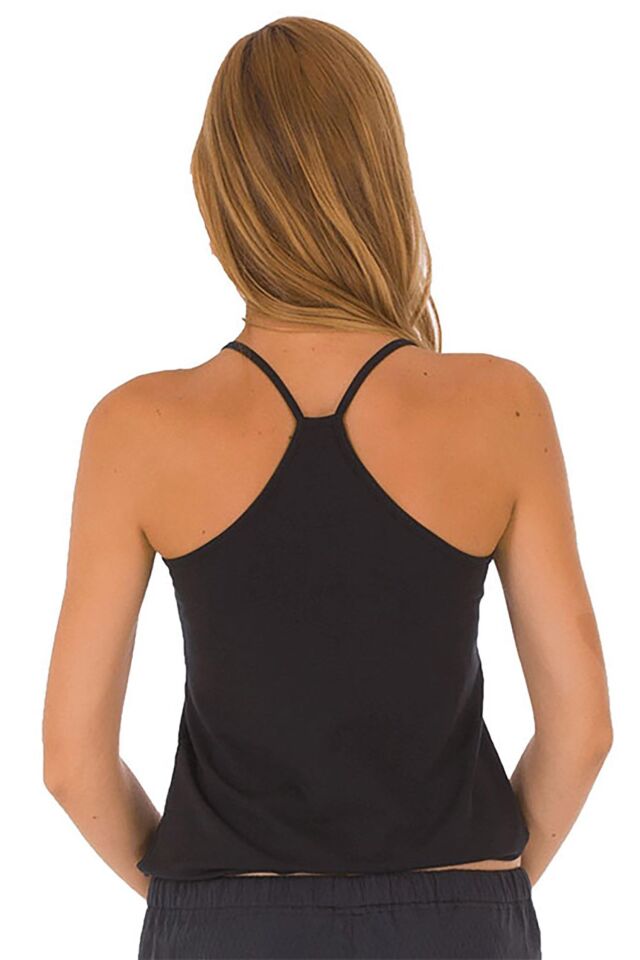 The DON Camisole İp Askılı Kadın Atlet Siyah