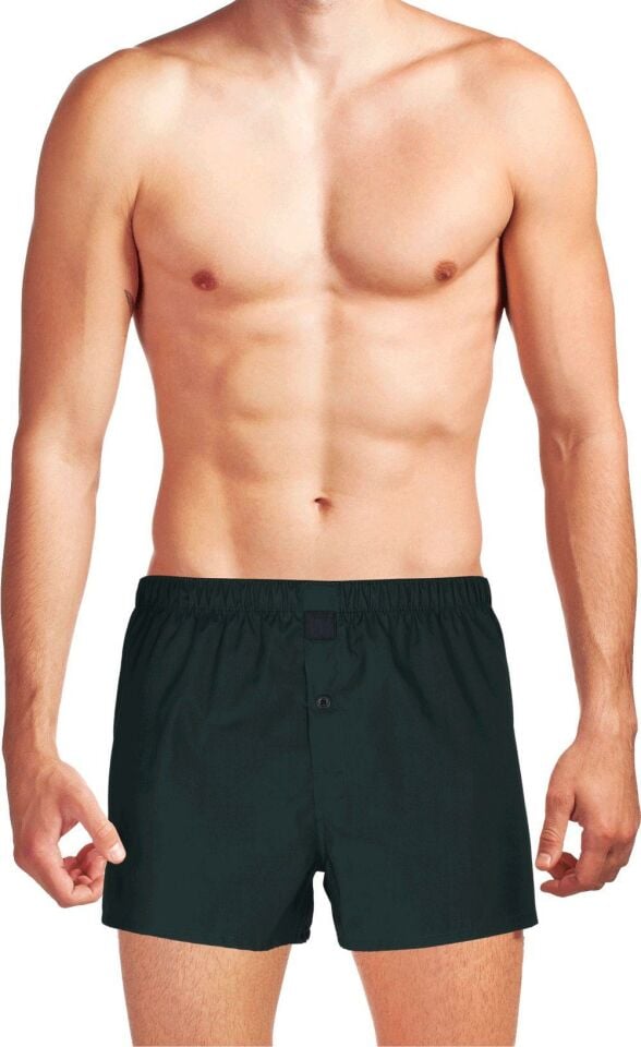 The DON Yırtmaçlı Erkek Boxer Petrol Yeşili