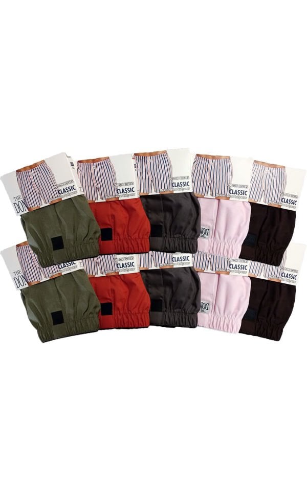 The DON Poplin Erkek Boxer 10'lu Paket 10P6 (XL)