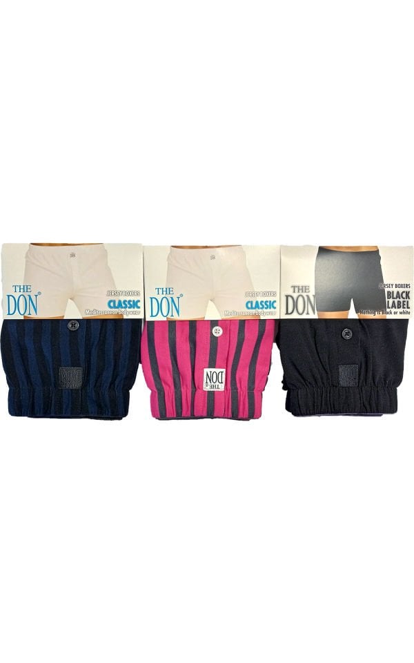 The DON Jersey Penye-Örme Erkek Boxer 3'lü Paket 3P2 (M)