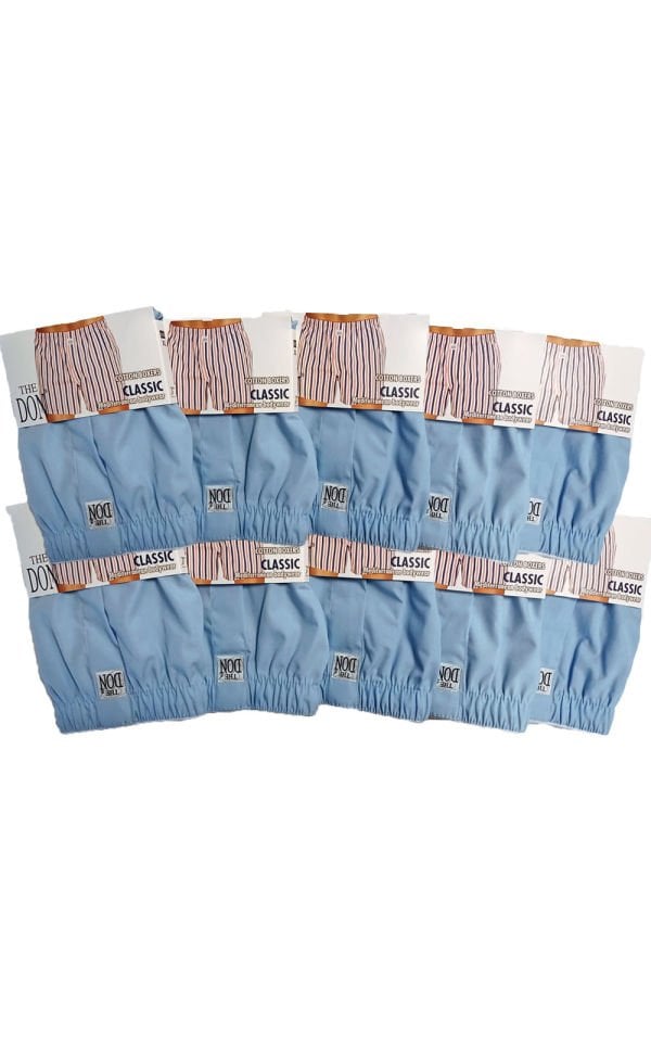 The DON Poplin Erkek Boxer 10'lu Paket 10P8 (XL)