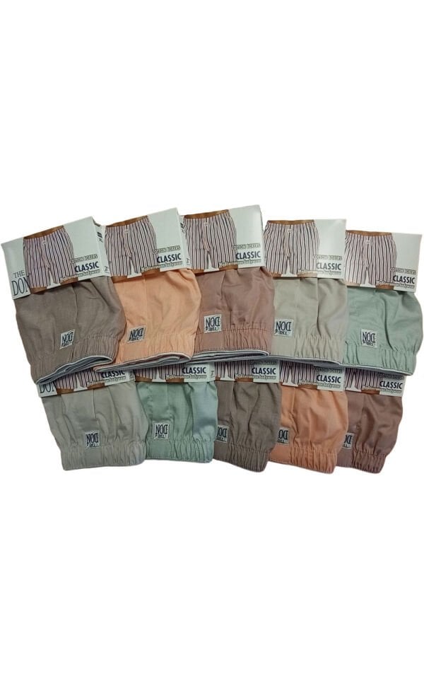 The DON Poplin Erkek Boxer 10'lu Paket 10P8 (XL)