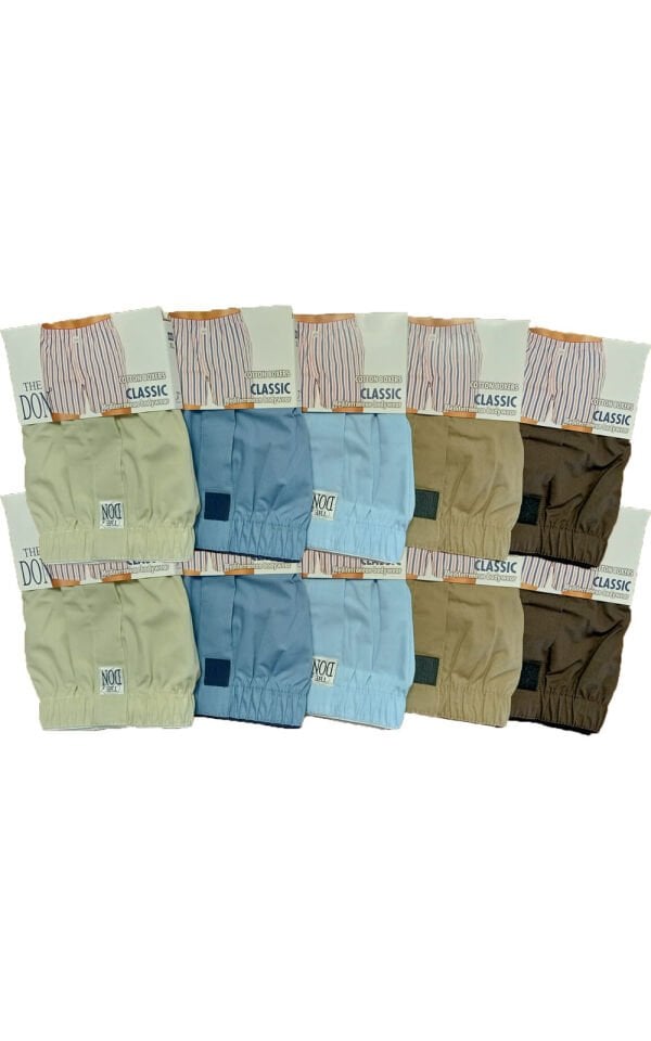 The DON Poplin Erkek Boxer 10'lu Paket 10P9 (XL)