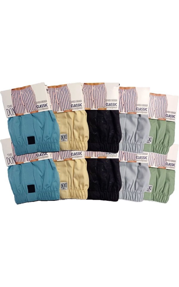 The DON Poplin Erkek Boxer 10'lu Paket 10P6 (XXL)
