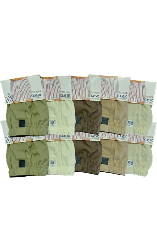 The DON Poplin Erkek Boxer 10'lu Paket 10P6 (XXL)