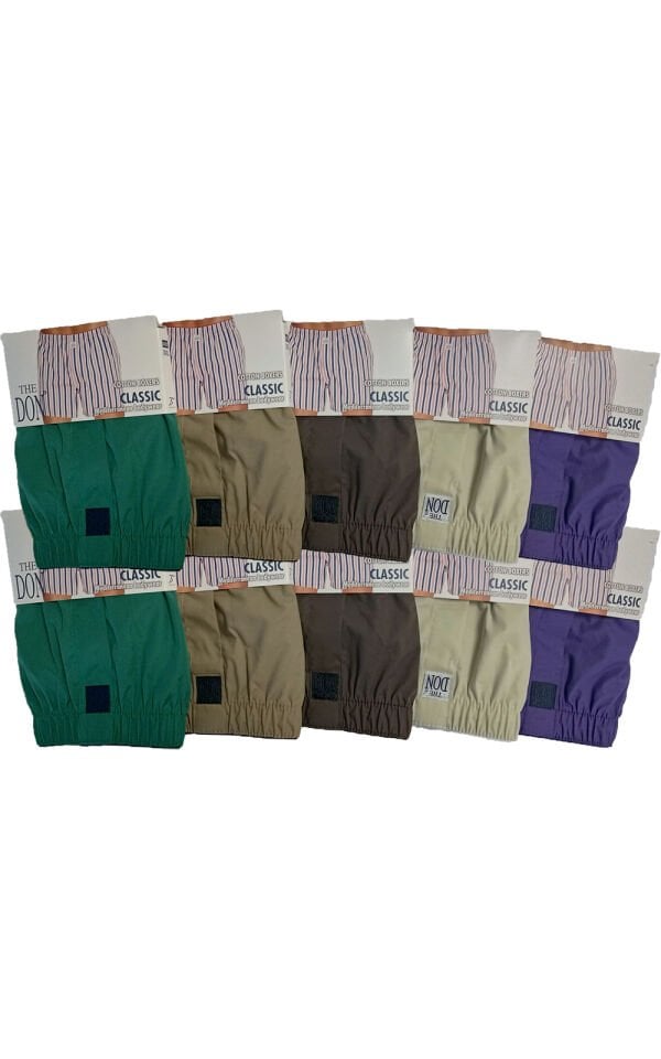 The DON Poplin Erkek Boxer 10'lu Paket 10P8 (XXL)