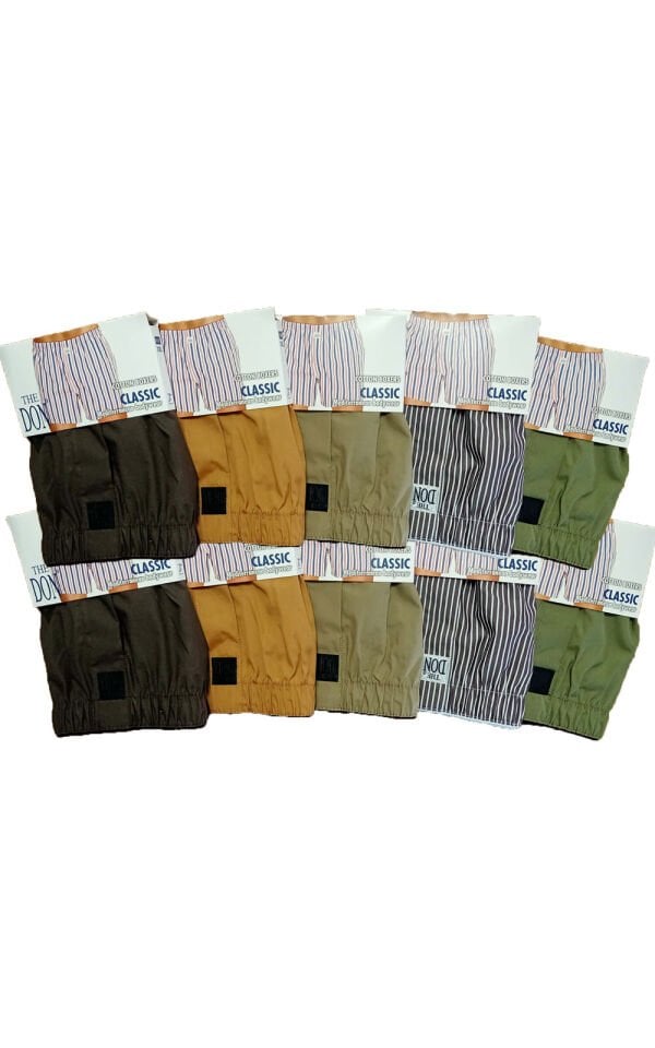 The DON Poplin Erkek Boxer 10'lu Paket 10P8 (XXL)
