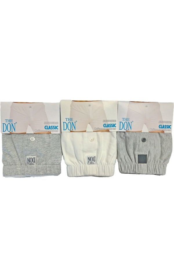 The DON Jersey Penye-Örme Erkek Boxer 3'lü Paket 3P4 (M)