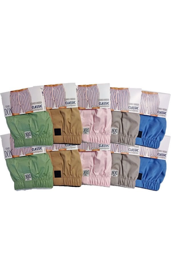 The DON Poplin Erkek Boxer 10'lu Paket 10P6 (3XL)