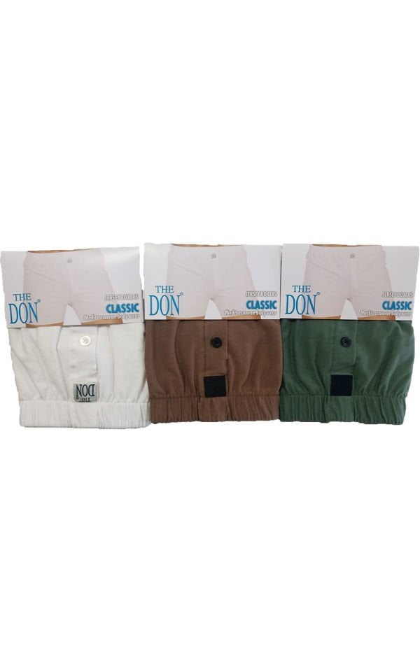 The DON Jersey Penye-Örme Erkek Boxer 3'lü Paket 3P4 (XL)