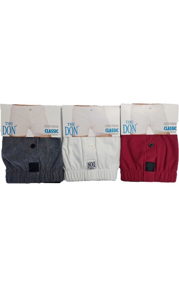 The DON Jersey Penye-Örme Erkek Boxer 3'lü Paket 3P5 (XL)