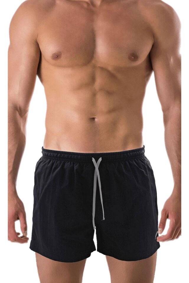 The DON Tactel Erkek Mayo Şort Deniz Şortu 3'lü Paket P2 Laci-Siyah-Mavi