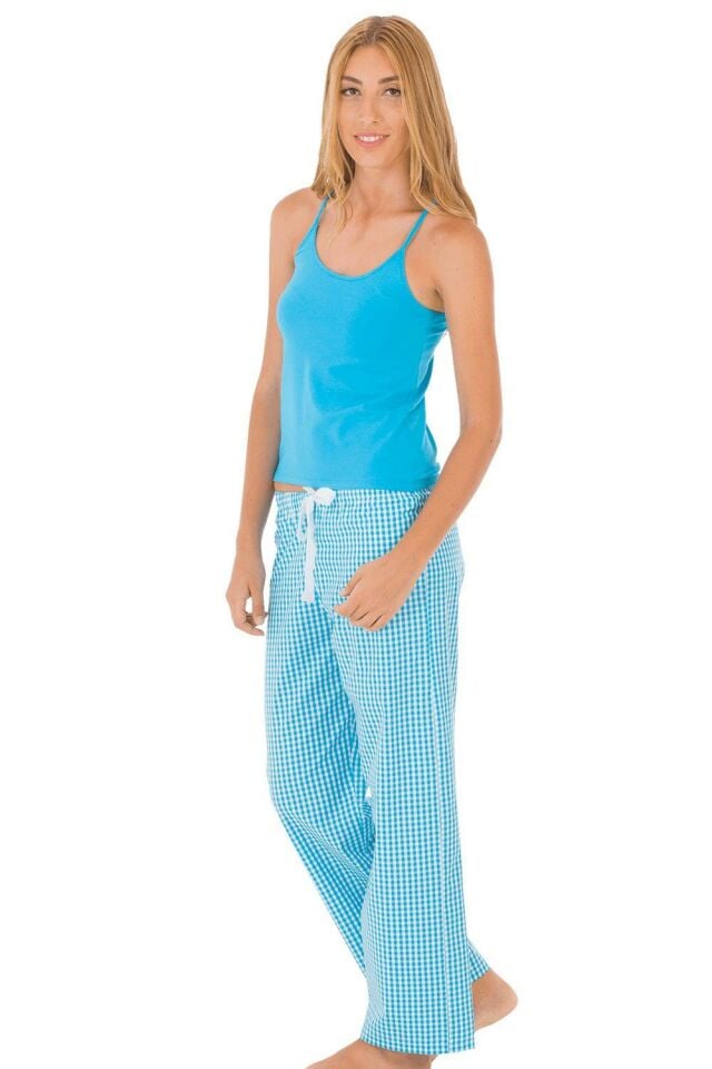 The DON Camisole İp Askılı Kadın Atlet Turkuaz