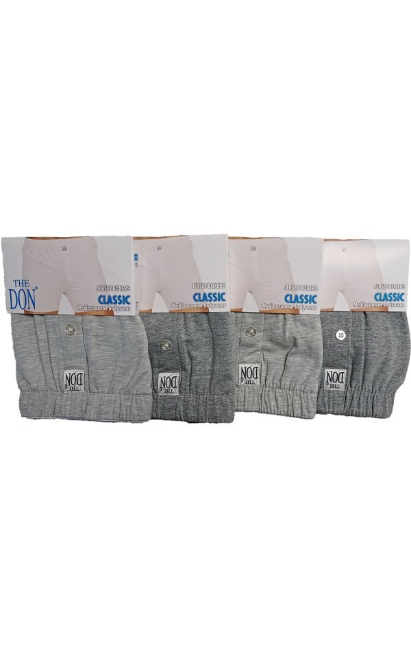 The DON Jersey Penye-Örme Erkek Boxer 4'lü Paket 4P1 (XL)