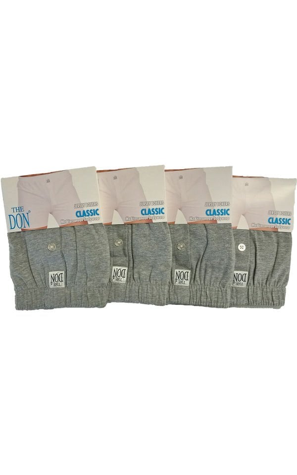 The DON Jersey Penye-Örme Erkek Boxer 4'lü Paket 4P2 (M)