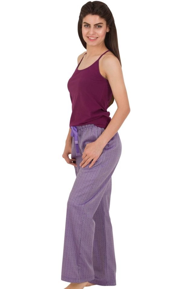 The DON Camisole İp Askılı Kadın Atlet Mürdüm