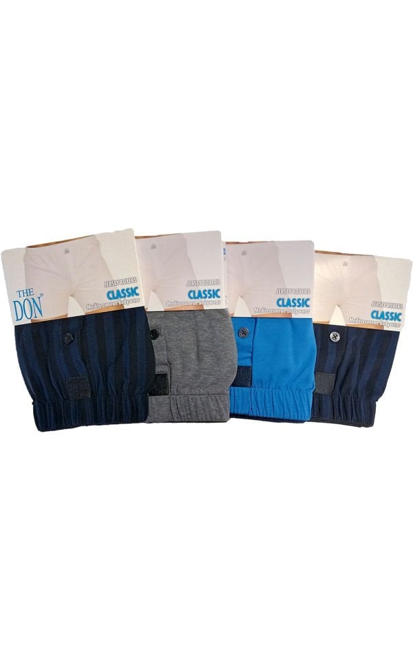 The DON Jersey Penye-Örme Erkek Boxer 4'lü Paket 4P3 (M)