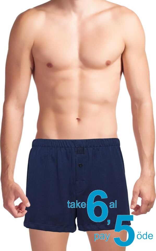 The DON Cottonizm %100 Pamuk Erkek Boxer A.Lacivert