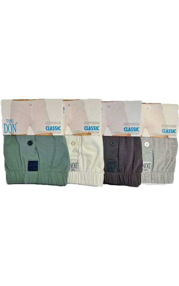 The DON Jersey Penye-Örme Erkek Boxer 4'lü Paket 4P3 (XXL)